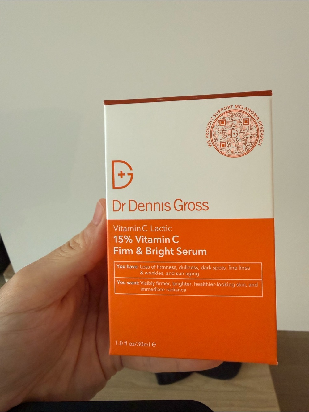 Dr Dennis Gross 15% Vitamin C Firm & Bright Serum — Brand New